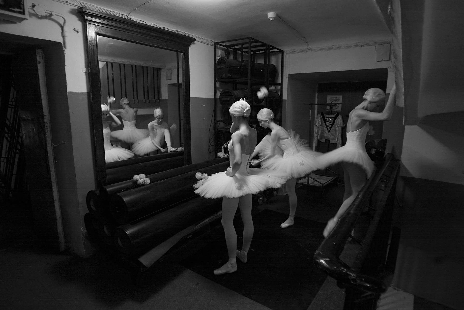Ballet. Backstage at the Bolshoi Theatre, Moscow