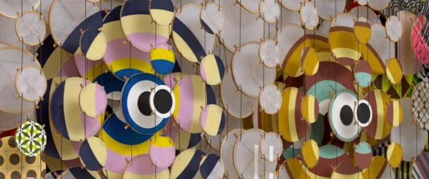 Jacob Hashimoto's Sculptural Installations at Miles McEnery Gallery